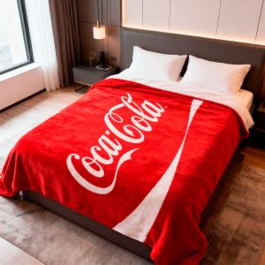 COBERTOR SERENITY MATRIMONIAL COCA-COLA ROJO